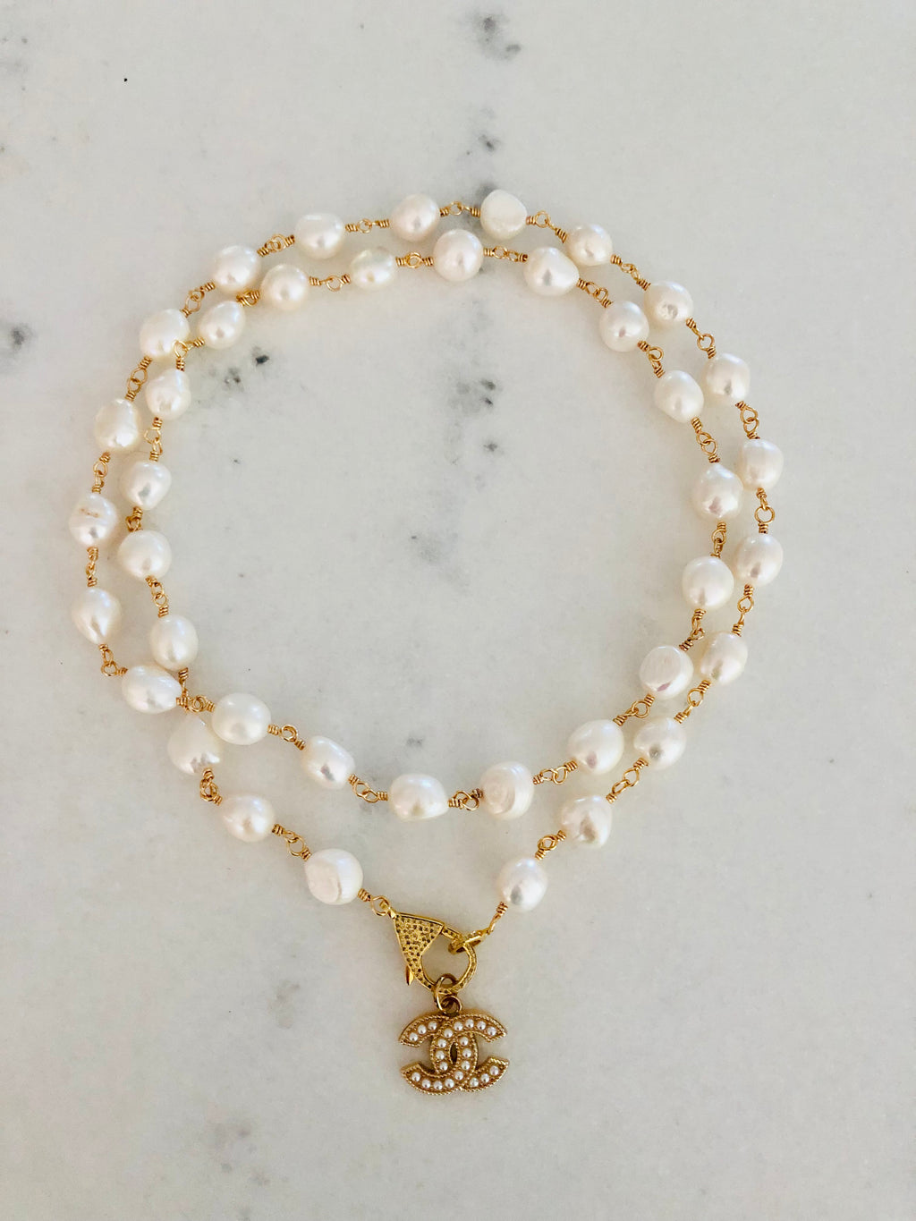 Pearls & Pearl Pendant Necklace