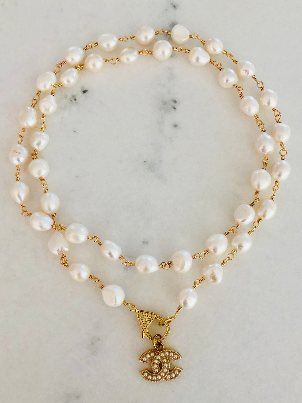 Pearls & Pearl Pendant Necklace